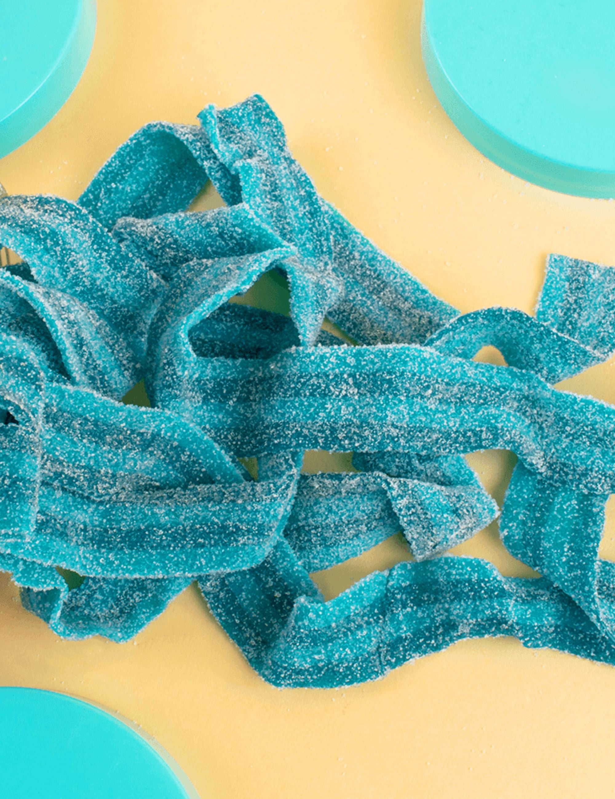 Candy Club Blue Razz Sour Belts