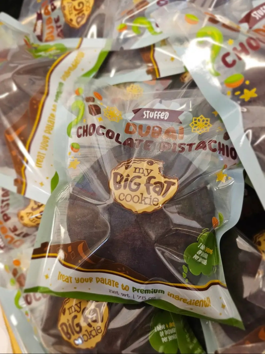 My Big Fat Cookie - Dubai Chocolate Pistachio (Stuffed)